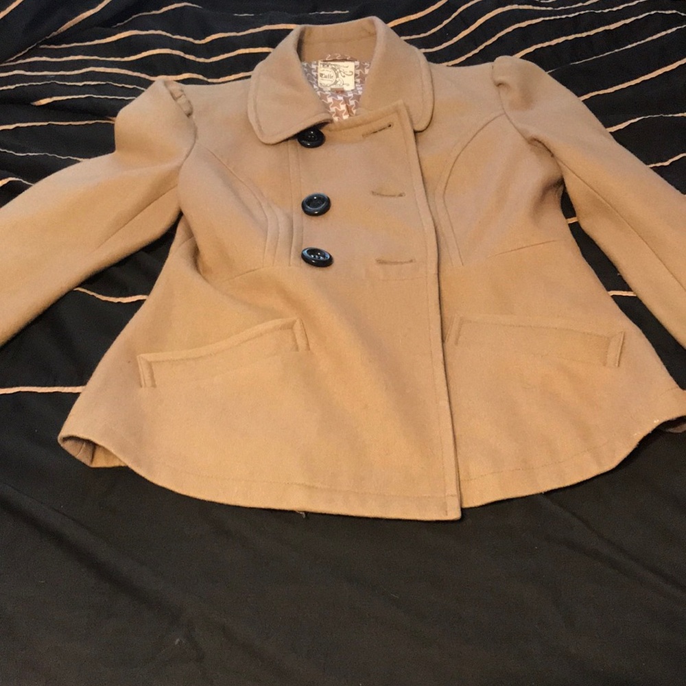 Winter pea coat jacket